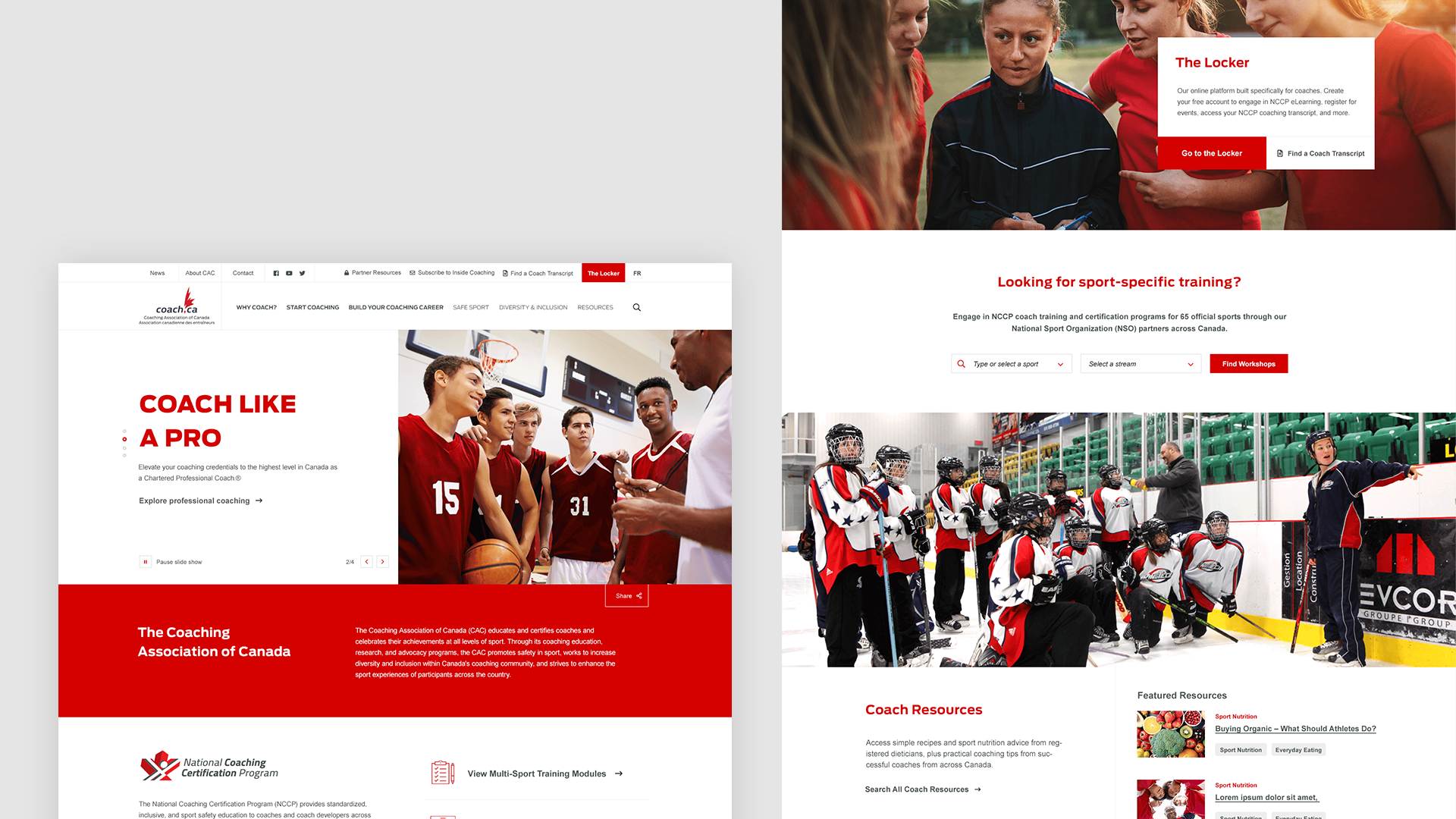 Coach Homepage